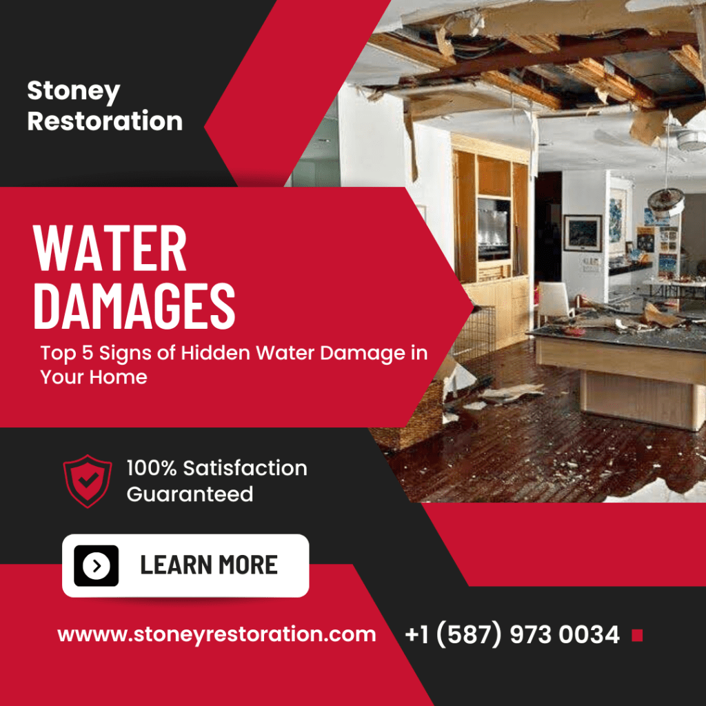 Top 5 Signs of Hidden Water Damage in Your&nbsp;Home